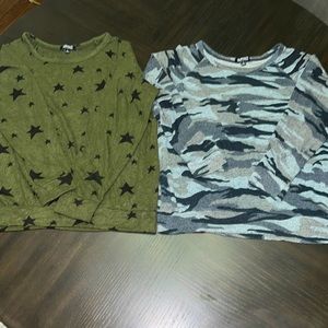 2 light weight sweatshirts by Buffalo - David Bitton